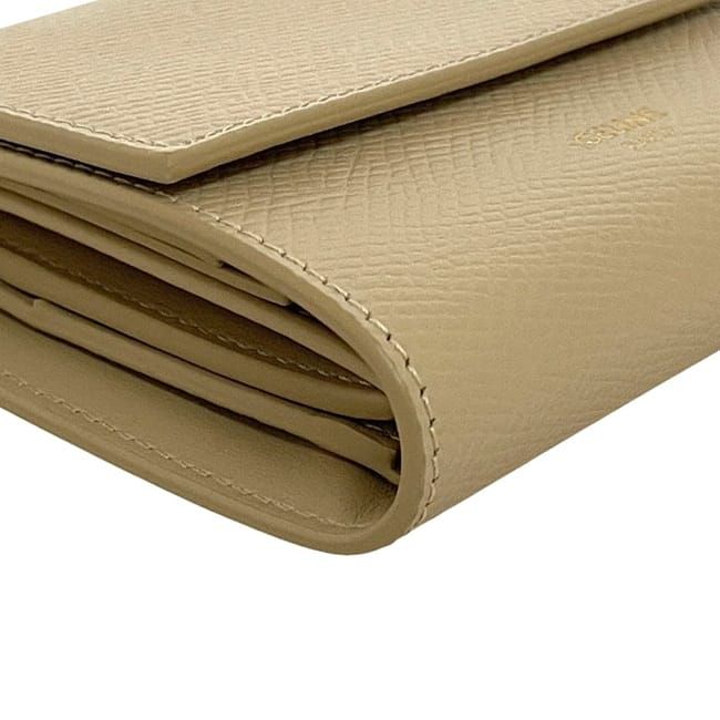 Celine Trifold Wallet Small Beige — view 8