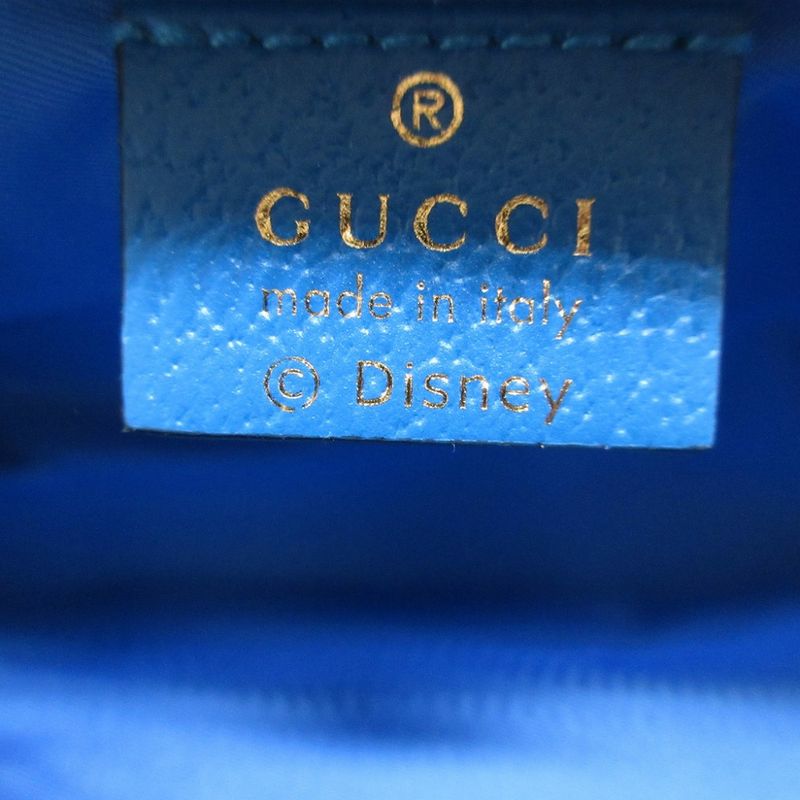 Gucci GG Supreme Beige Blue Donald Duck Disney Collaboration Pencil Case — view 7
