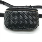 Bottega Veneta Belt Bag Waist Pouch Bag with Key Ring Black — view 4