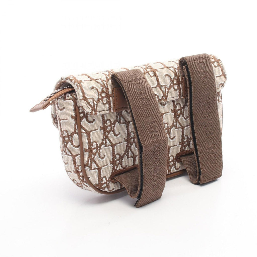 Dior Pouch Travis Scott Cactus Jack Saddle Beige Brown Canvas — view 2