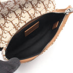 Dior Pouch Travis Scott Cactus Jack Saddle Beige Brown Canvas — view 3