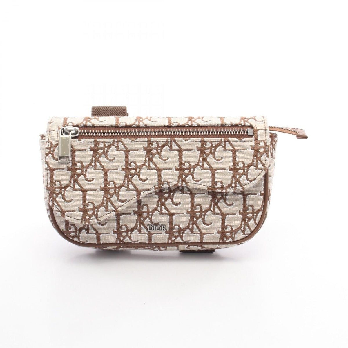 Dior Pouch Travis Scott Cactus Jack Saddle Beige Brown Canvas