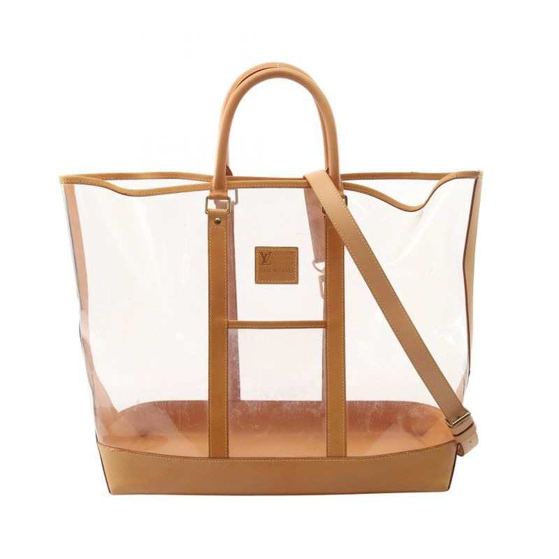 Louis Vuitton Tote Bag Seven Designers Isaac Mizrahi Clear Vinyl Leather — view 2