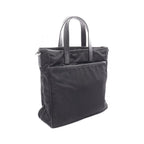 Prada Handbag Black Nylon Saffiano Leather to Line Guru Logo 2-Way Shoulder — view 2