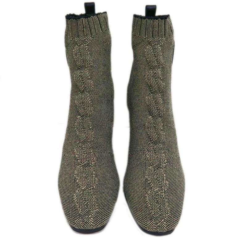Hermes Volver Knit Boots Gray Black Size 36 Shoes Apparel — view 3