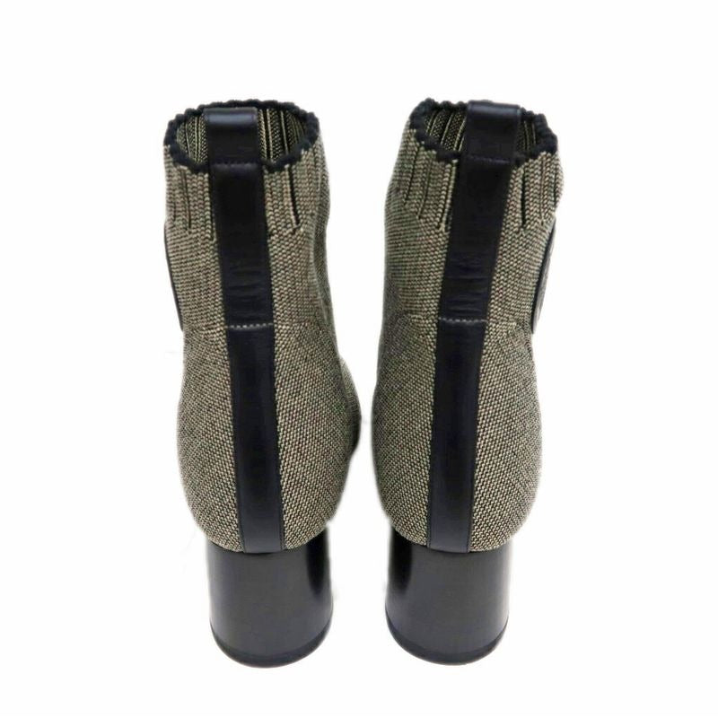 Hermes Volver Knit Boots Gray Black Size 36 Shoes Apparel — view 7
