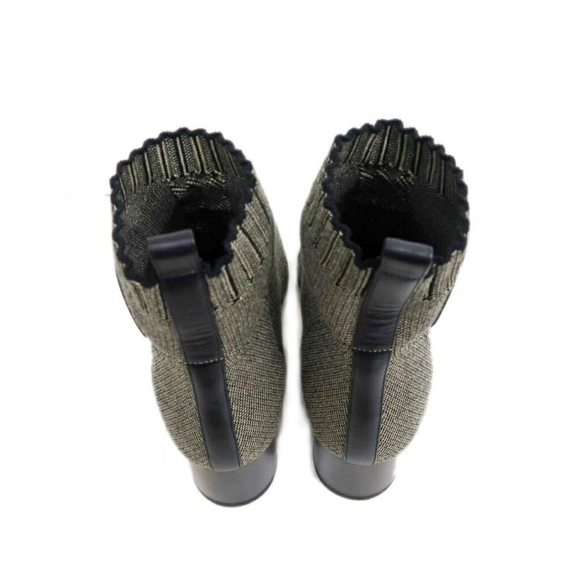 Hermes Volver Knit Boots Gray Black Size 36 Shoes Apparel — view 8