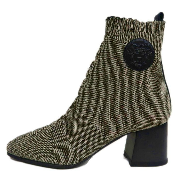 Hermes Volver Knit Boots Gray Black Size 36 Shoes Apparel