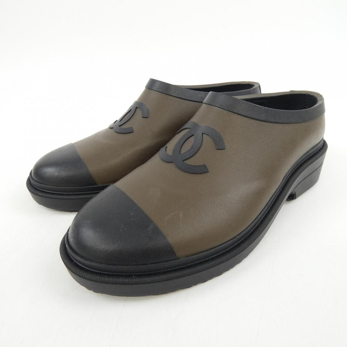 Chanel Rain Shoes Brown 38 — view 3