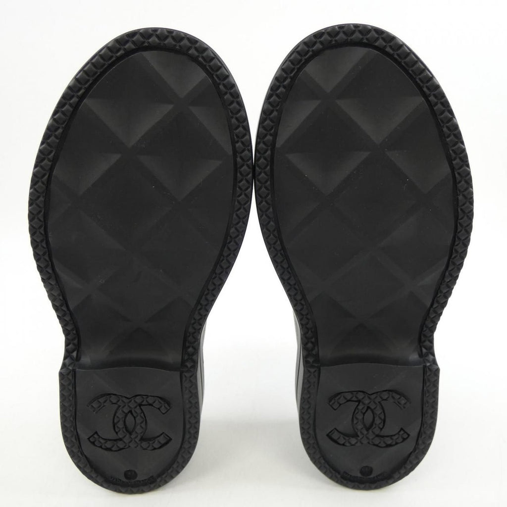 Chanel Rain Shoes Brown 38 — view 4