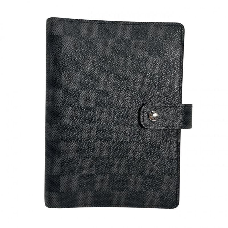Louis Vuitton Damier Graphite System Notebook Cover Agenda MM