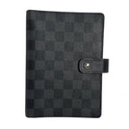Louis Vuitton Damier Graphite System Notebook Cover Agenda MM