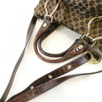 Celine Bag Canvas Brown — view 4