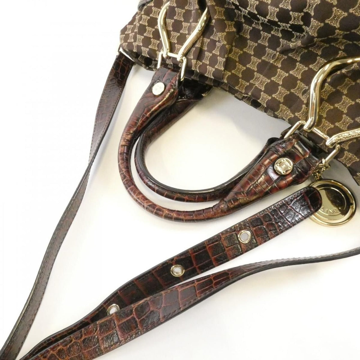 Celine Bag Canvas Brown — view 4