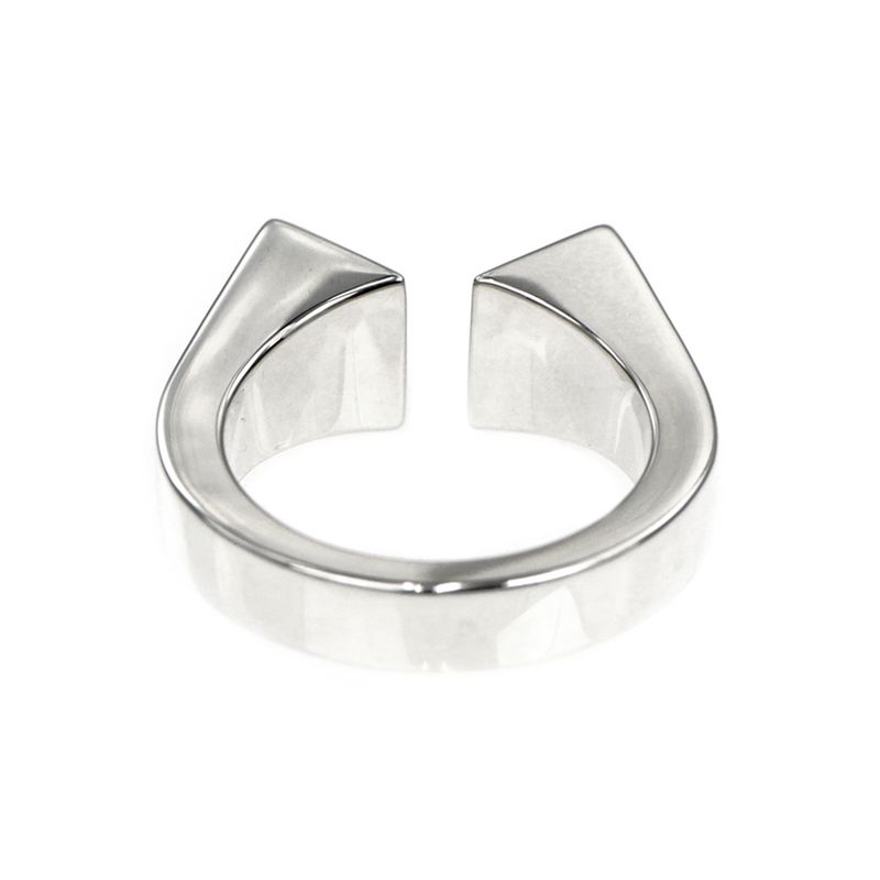 Hermes Ring Cour De Forges GM Size 53 AG 925 Silver Accessories — view 3