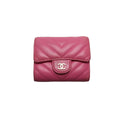 Chanel 27 She Blanc GD Leather Trifold Wallet