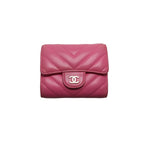 Chanel 27 She Blanc GD Leather Trifold Wallet