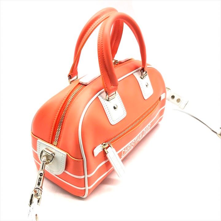 Dior Bow Ring Mini 2-Way Bag Orange — view 2