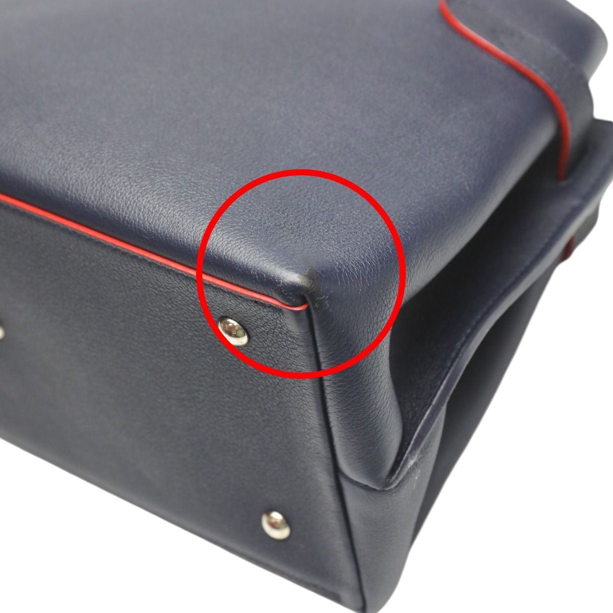Louis Vuitton 2-way Bag Lock Me De Marines Rouge Handbag — view 9