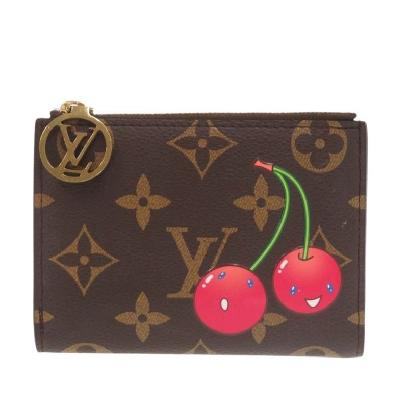Louis Vuitton Lvtm Portefeuille Lisa Cherry Takashi Murakami Monogram