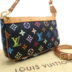 Louis Vuitton Pochette Accessory Monogram Multicolor With Long — view 2
