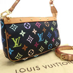 Louis Vuitton Pochette Accessory Monogram Multicolor With Long