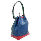Louis Vuitton Noe Epi Tricolor Leather Green Blue Red Shoulder Bag Gold — view 2