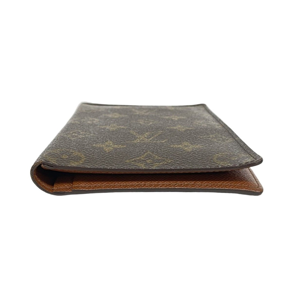 Louis Vuitton Long Bill Holder Monogram Porto Chequier Carte Cles Brown Wallet — view 2