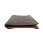 Louis Vuitton Long Bill Holder Monogram Porto Chequier Carte Cles Brown Wallet — view 2