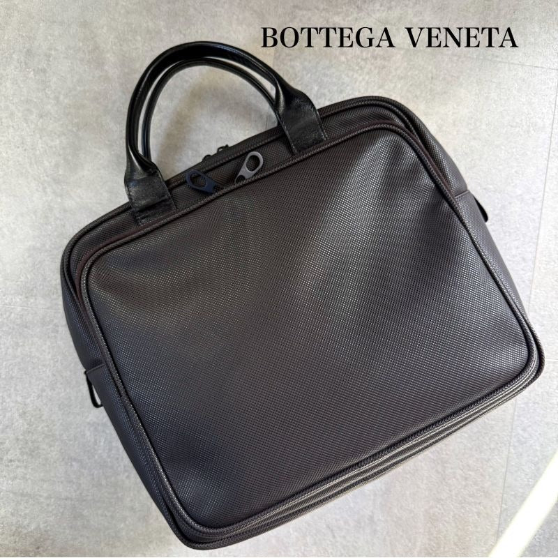Bottega Veneta Marco Polo Business Bag Briefcase Handbag Dark Brown