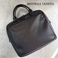 Bottega Veneta Marco Polo Business Bag Briefcase Handbag Dark Brown