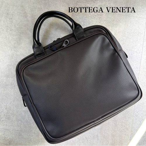 Bottega Veneta Marco Polo Business Bag Briefcase Handbag Dark Brown
