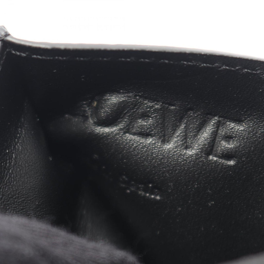 Loewe Card Case Anagram Black Gold Leather — view 4