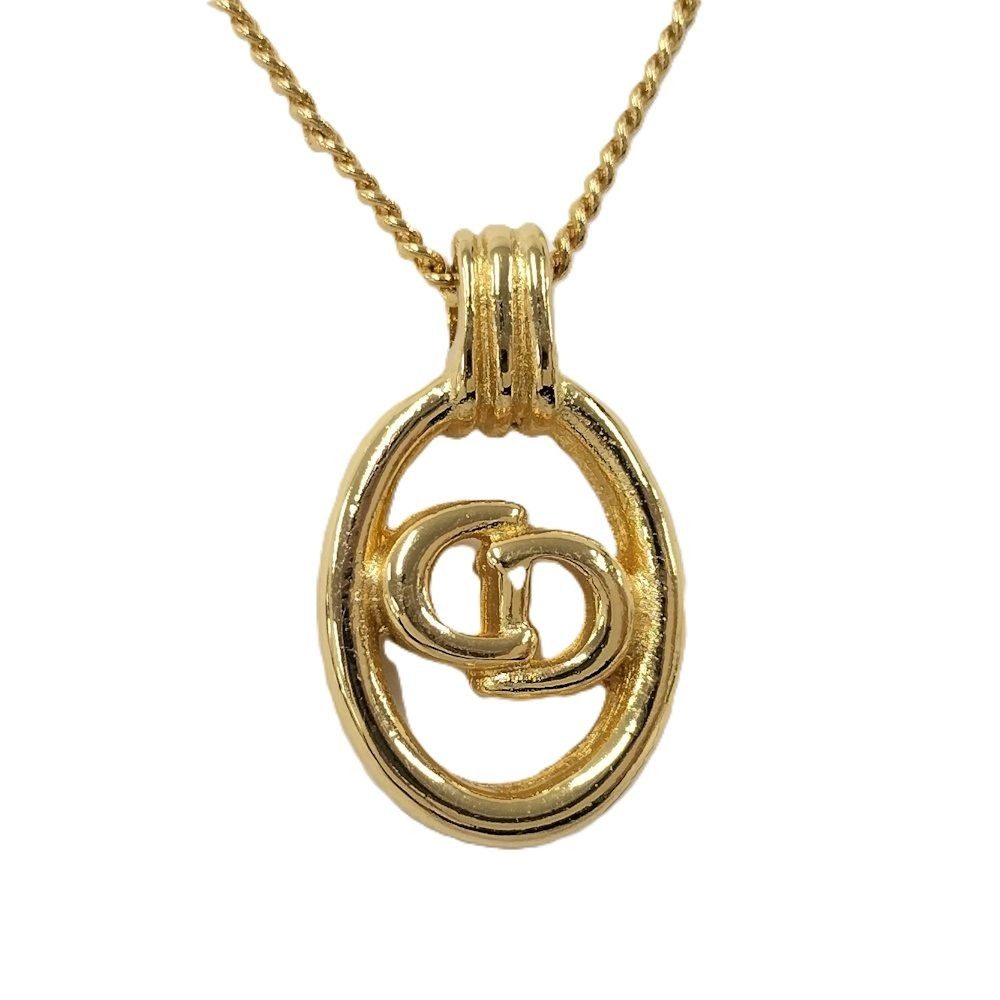 Dior Necklace CD Logo Plated Gold