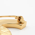 Chanel Brooch Corsage Gold Black Coco Mark — view 9