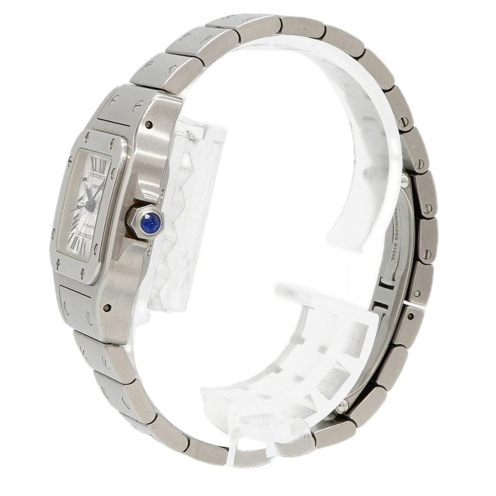 Cartier Santos Galbe SM Silver Dial Watch — view 2