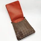 Louis Vuitton Damier Musette Brown Shoulder Bag Gold Hardware — view 3