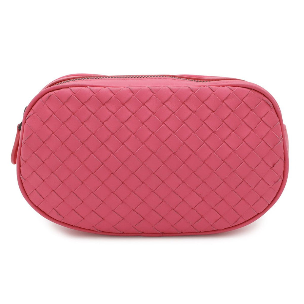 Bottega Veneta Intrecciato Belt Bag Leather Pink