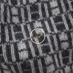 Hermes Vintage Cashmere Martin Margiela Era Logo All Over Pattern Beanie Knit — view 8