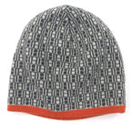 Hermes Vintage Cashmere Martin Margiela Era Logo All Over Pattern Beanie Knit
