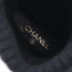 Chanel Boots CC Logo BK Fabric Leather — view 5