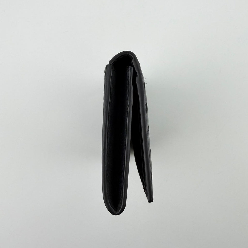 Bottega Veneta Intrecciato Wallet Black Leather Vintage — view 4
