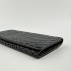 Bottega Veneta Intrecciato Wallet Black Leather Vintage — view 6