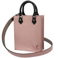Louis Vuitton Petite Sac Plat 2-Way Shoulder Bag Bicolor Handbag Epi Rose