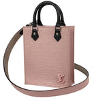 Louis Vuitton Petite Sac Plat 2-Way Shoulder Bag Bicolor Handbag Epi Rose