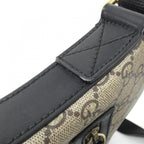 Gucci Shoulder Bag Canvas Black — view 4