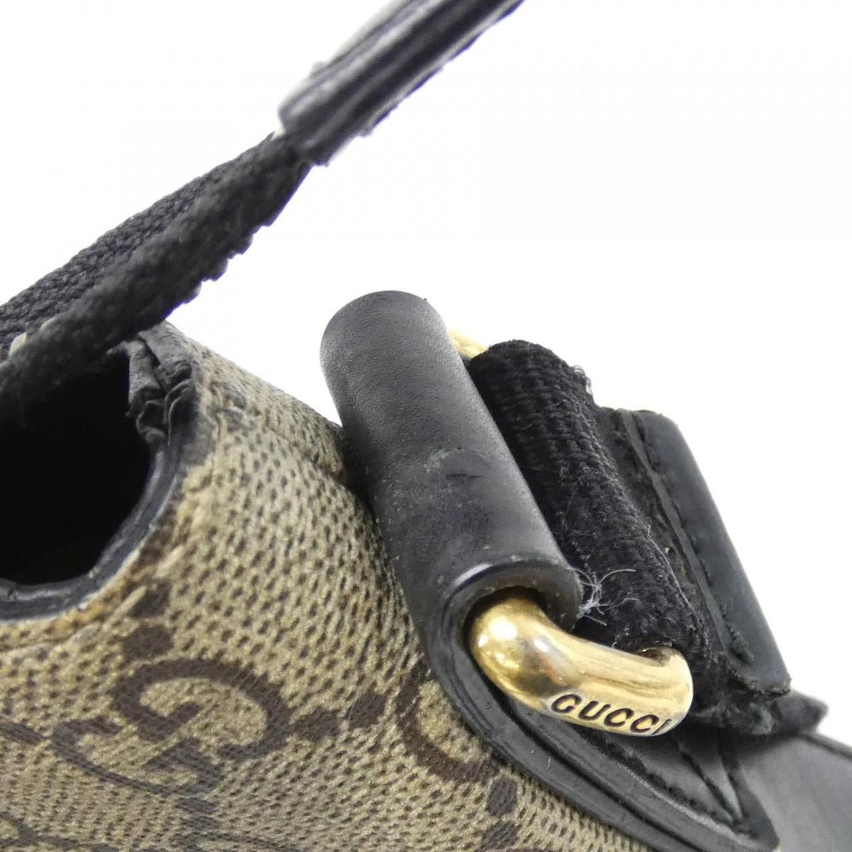 Gucci Shoulder Bag Canvas Black — view 5