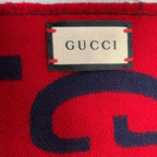 Gucci Scarf GG Jacquard Wool Silk 3074 — view 4