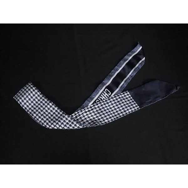 Dior Montaigne Silk Ribbon Scarf Navy — view 2
