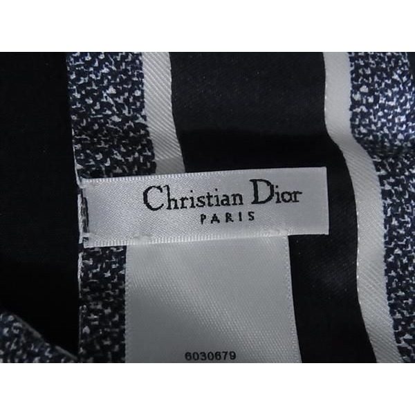 Dior Montaigne Silk Ribbon Scarf Navy — view 3